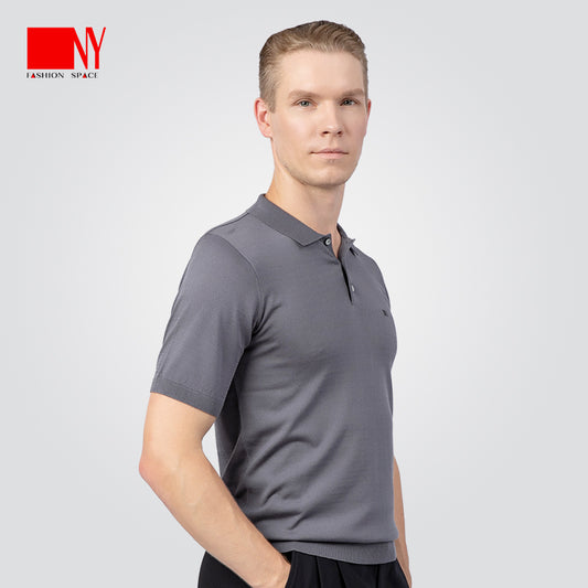 Knitted Polo T-Shirt